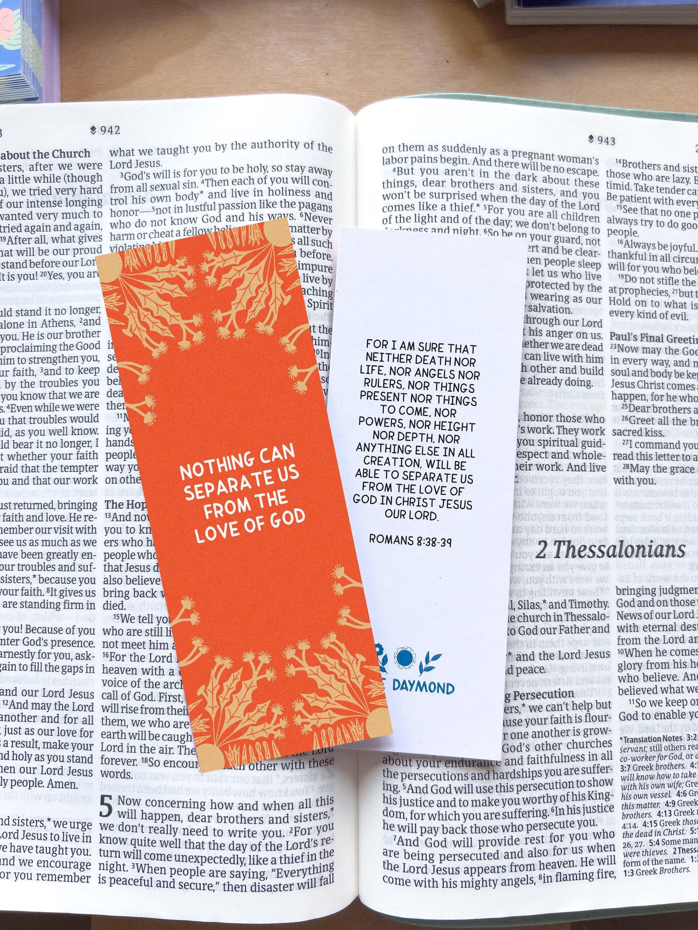 Nothing can seperate us from the love of God Bookmark