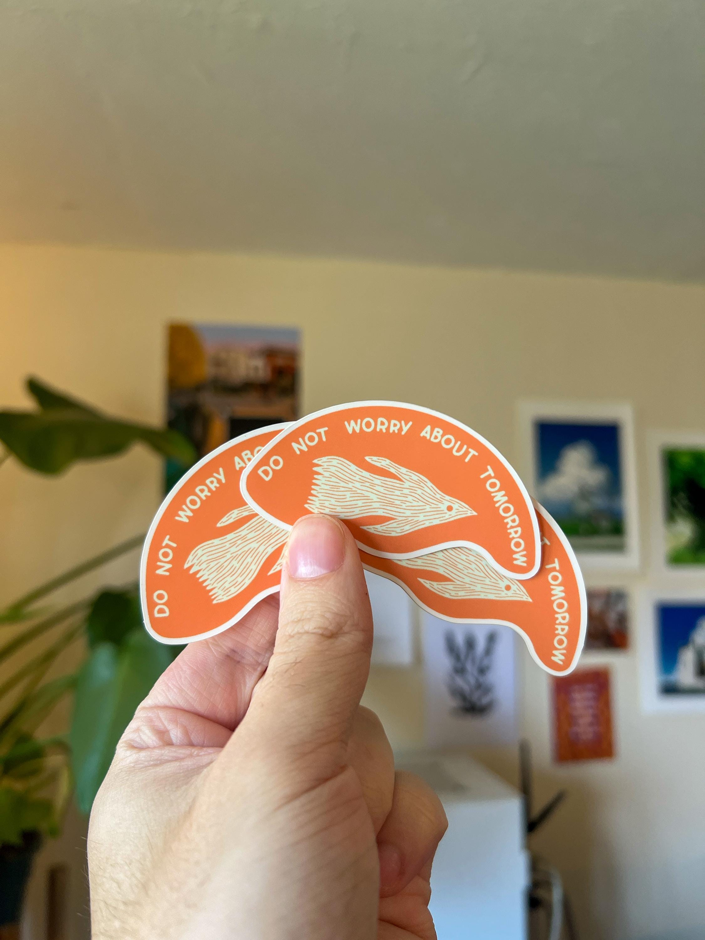 Do Not Worry about tomorrow Sticker