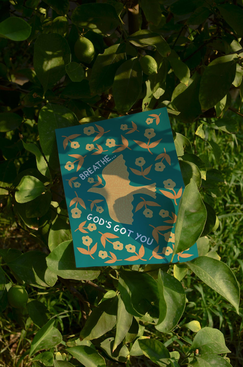 Breathe God's Got You Print