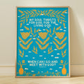My soul thirsts for God Print