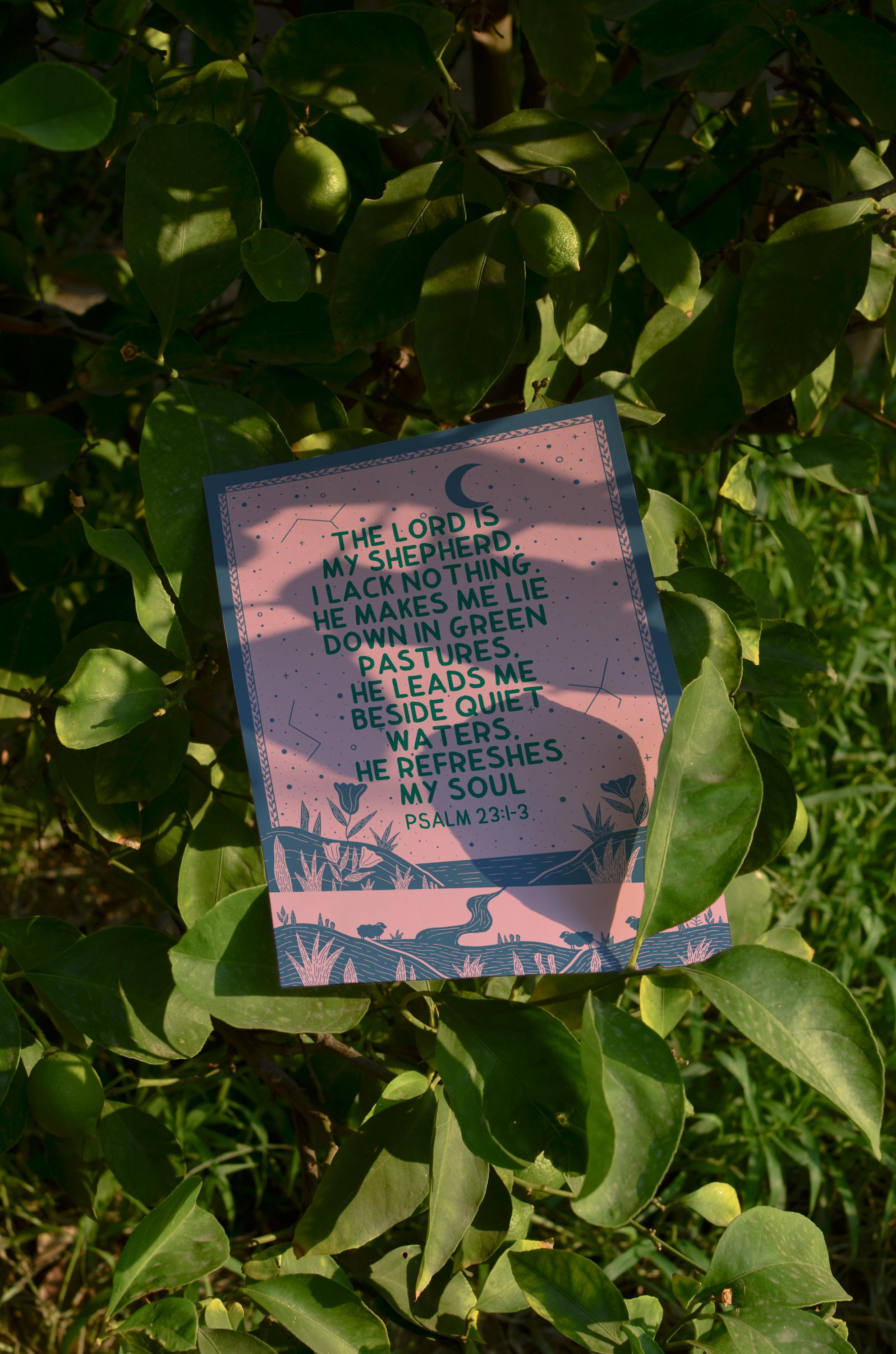 Psalm 23 Print