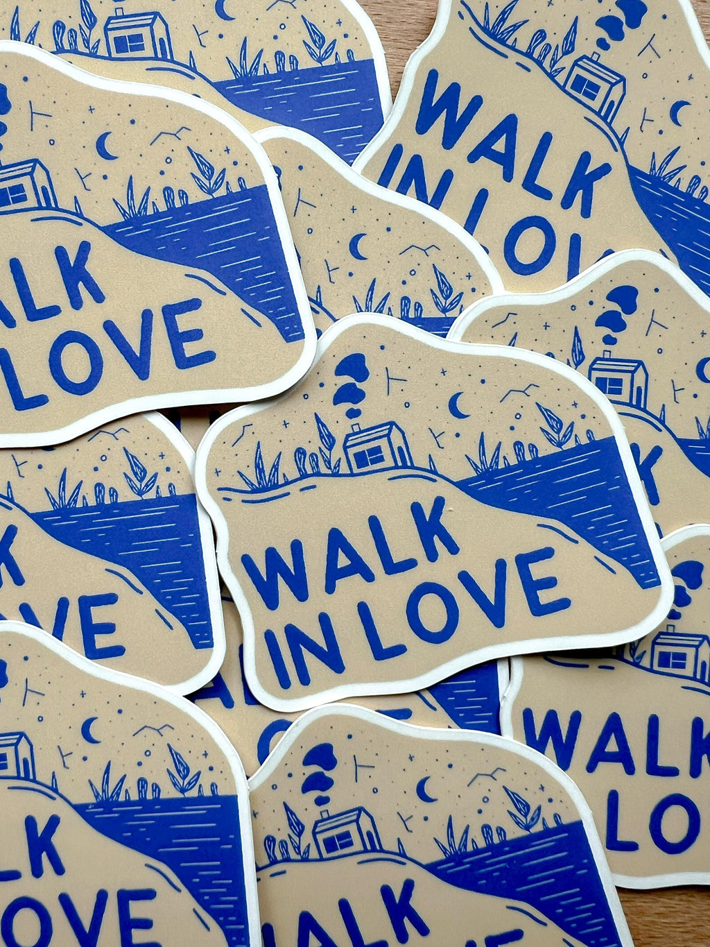 Walk in Love Sticker