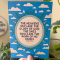 Psalm 19:1 Postcard