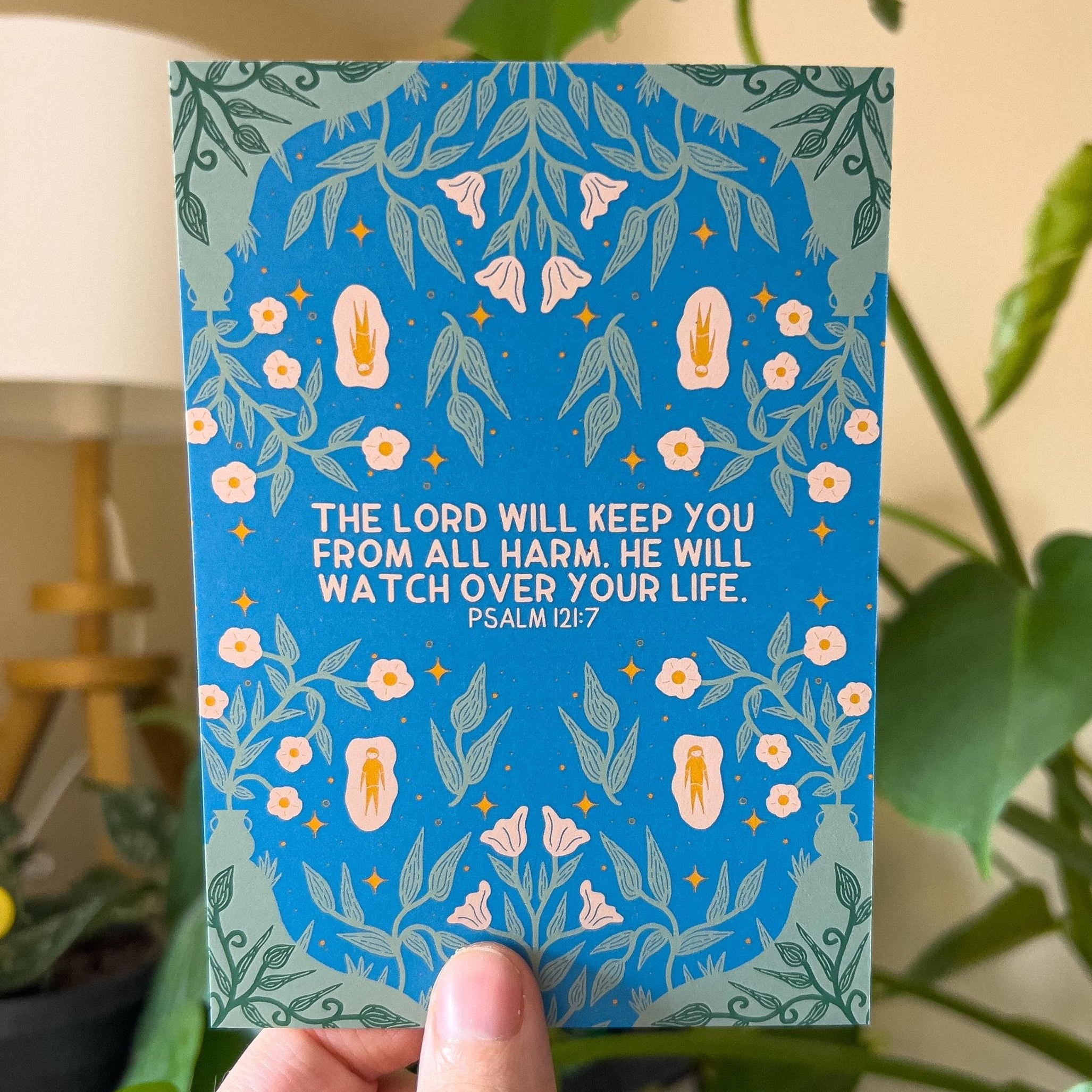 Psalm 121:7 Postcard