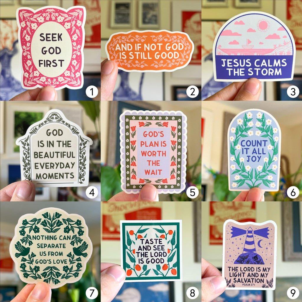 4, 5 or 6 Sticker Pack