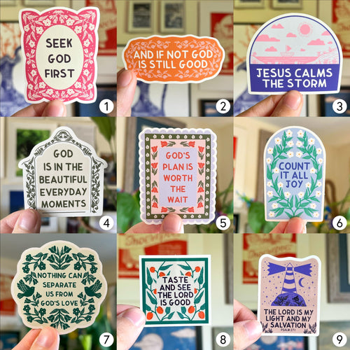 4, 5 or 6 Sticker Pack