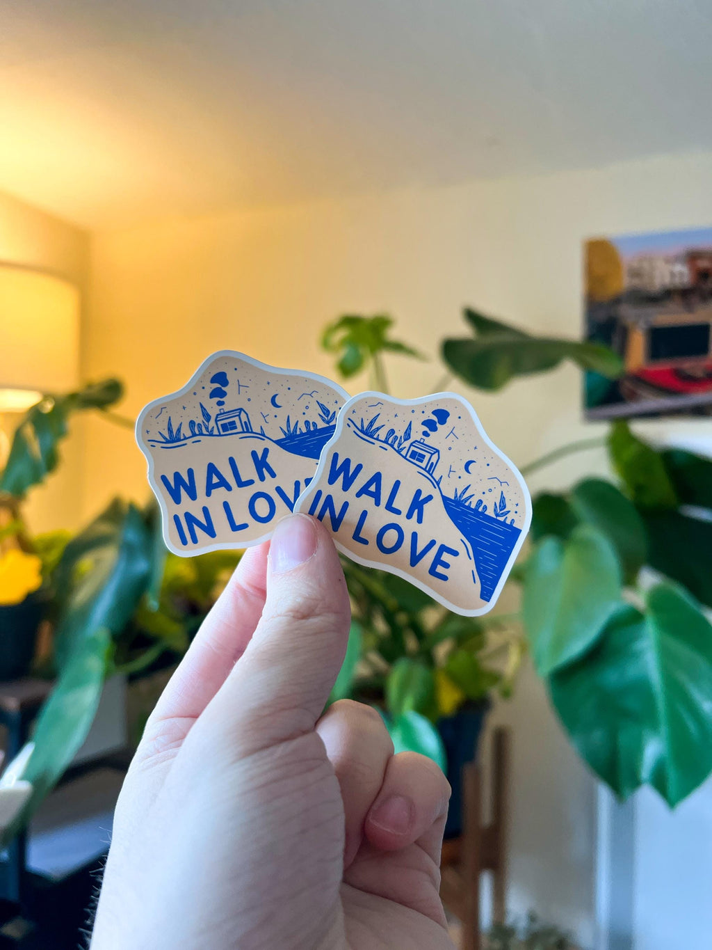 Walk in Love Sticker