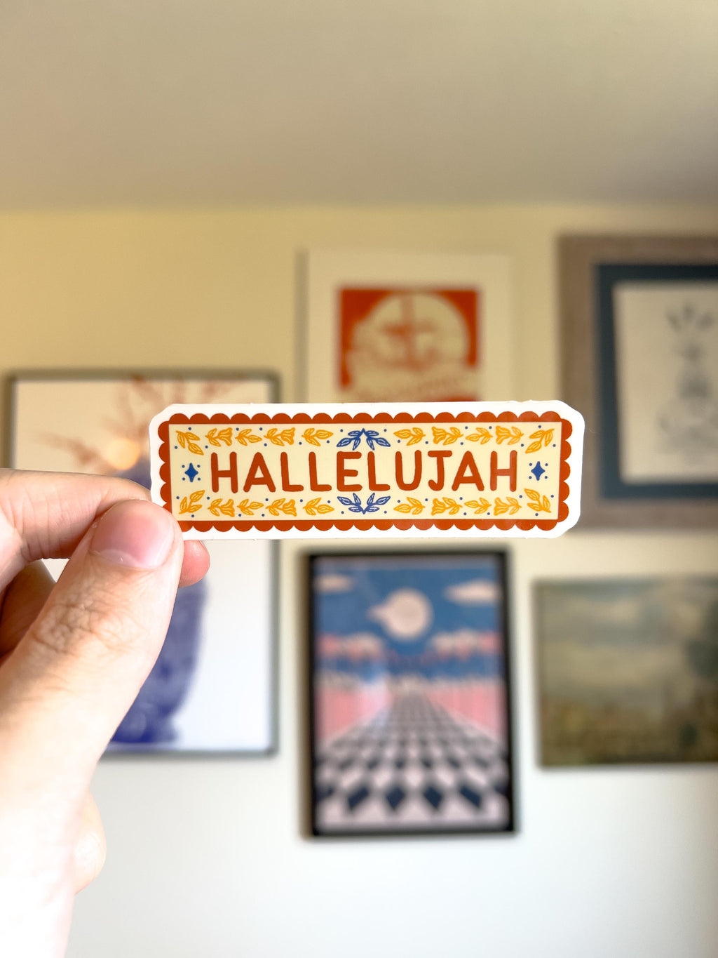 Hallelujah Sticker