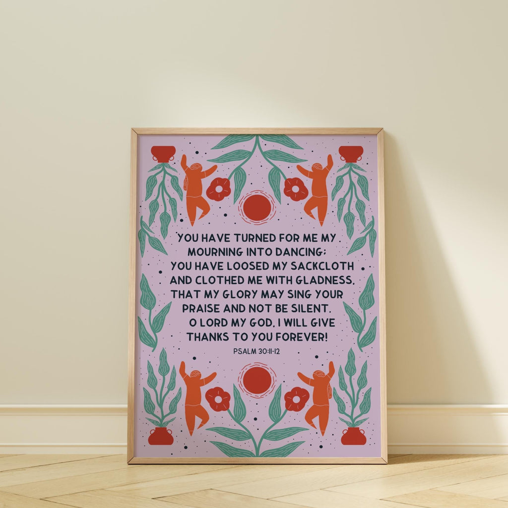 Psalm 30:11-12 Print