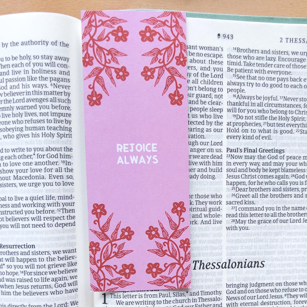 Rejoice Always Bookmark