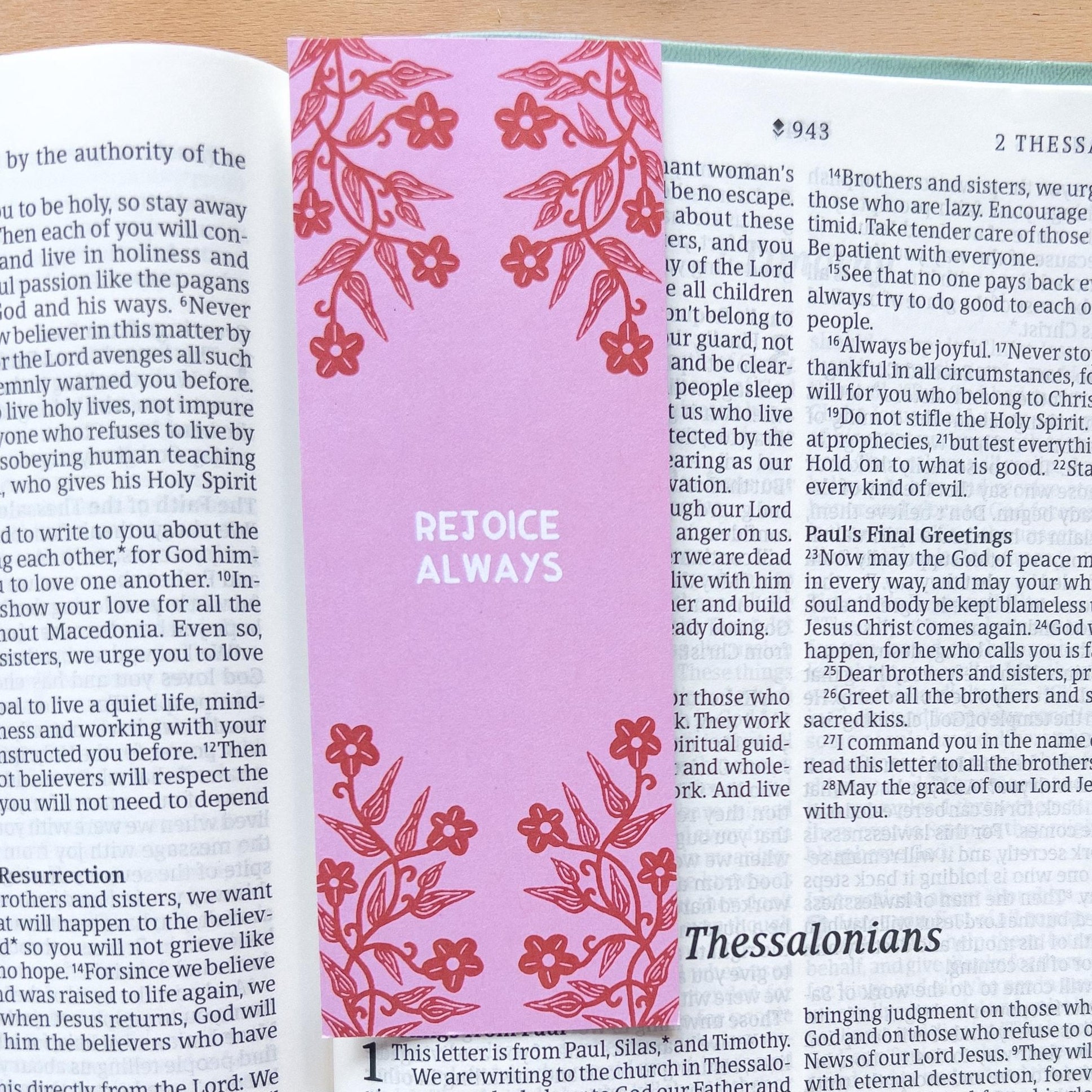 Rejoice Always Bookmark