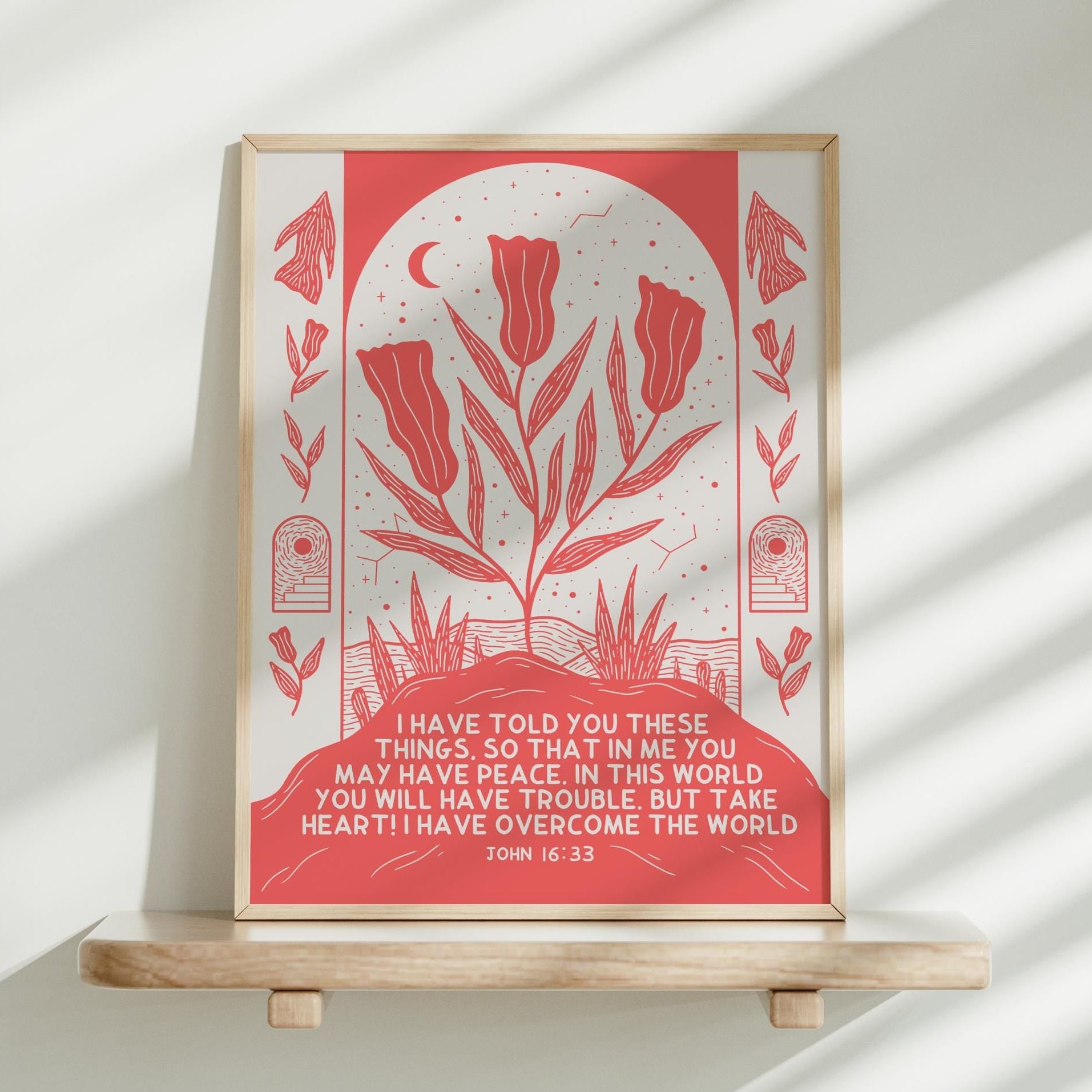 John 16:33 Print