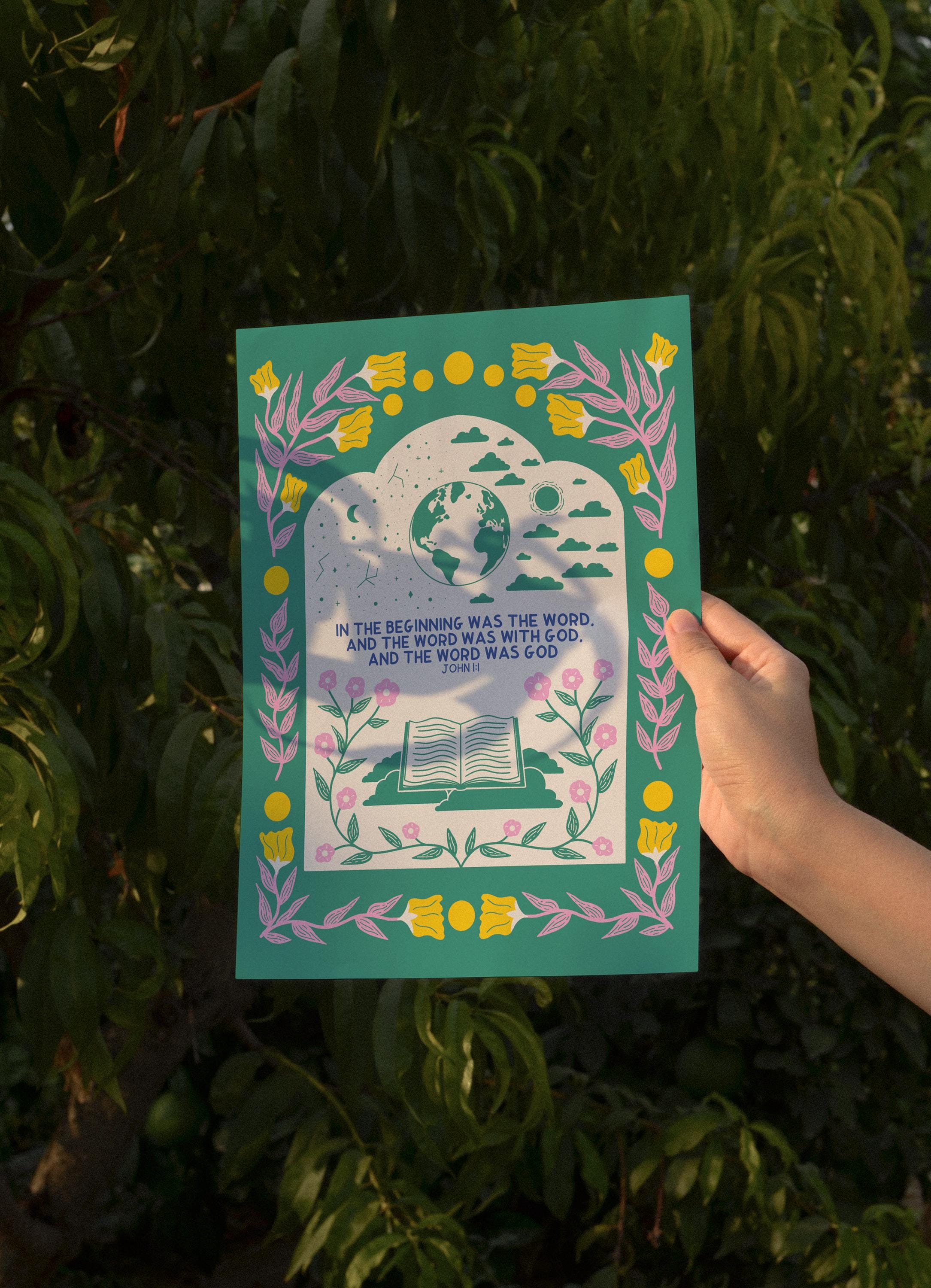 In the beginning was the Word Print