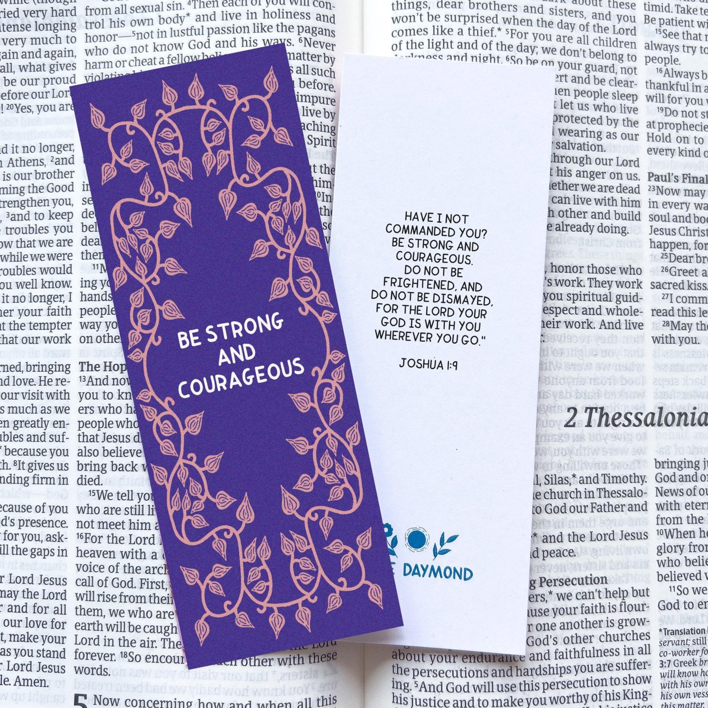 Be Strong and Courageous Bookmark