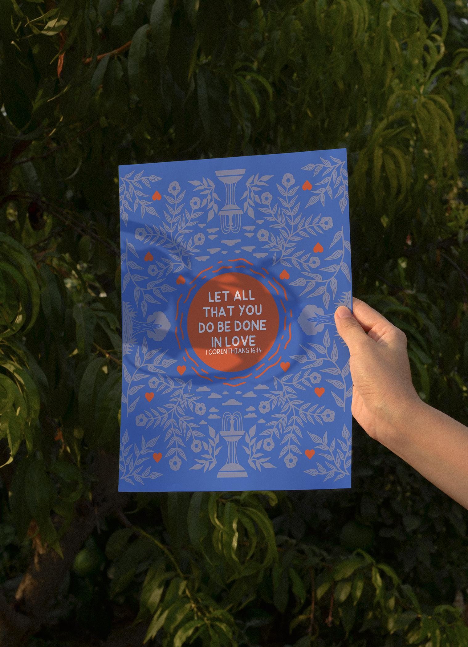 Let all that you do be done in love Print