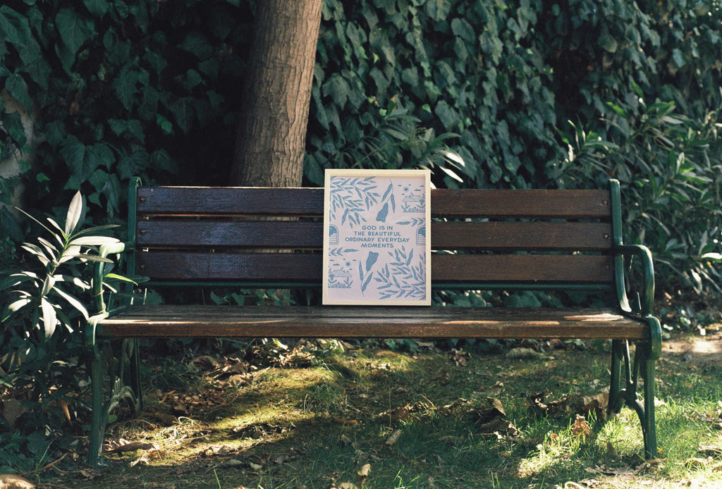 God Is In The Ordinary Moments Print