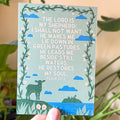 Psalm 23:1-2 Postcard