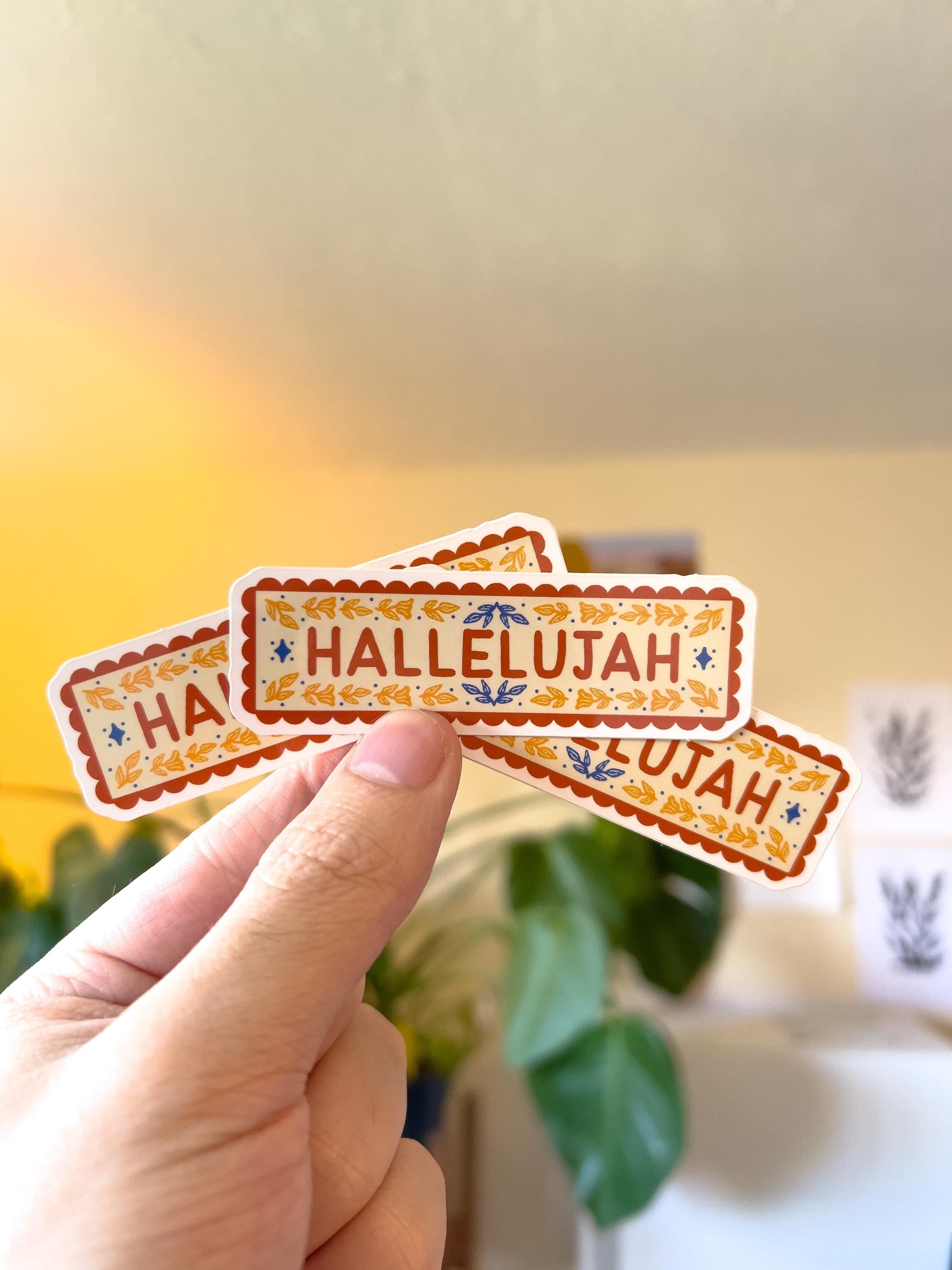 Hallelujah Sticker