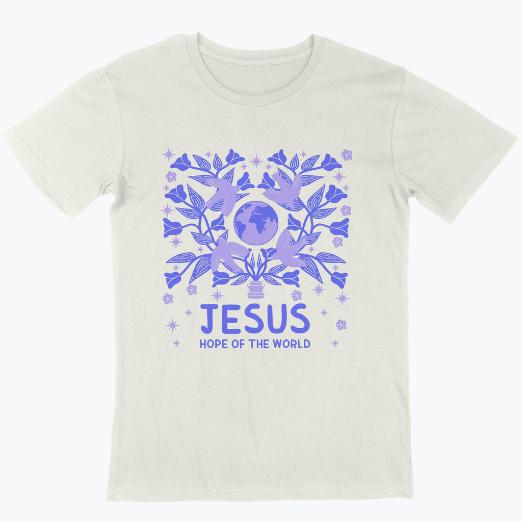 Jesus hope of the world t-shirt