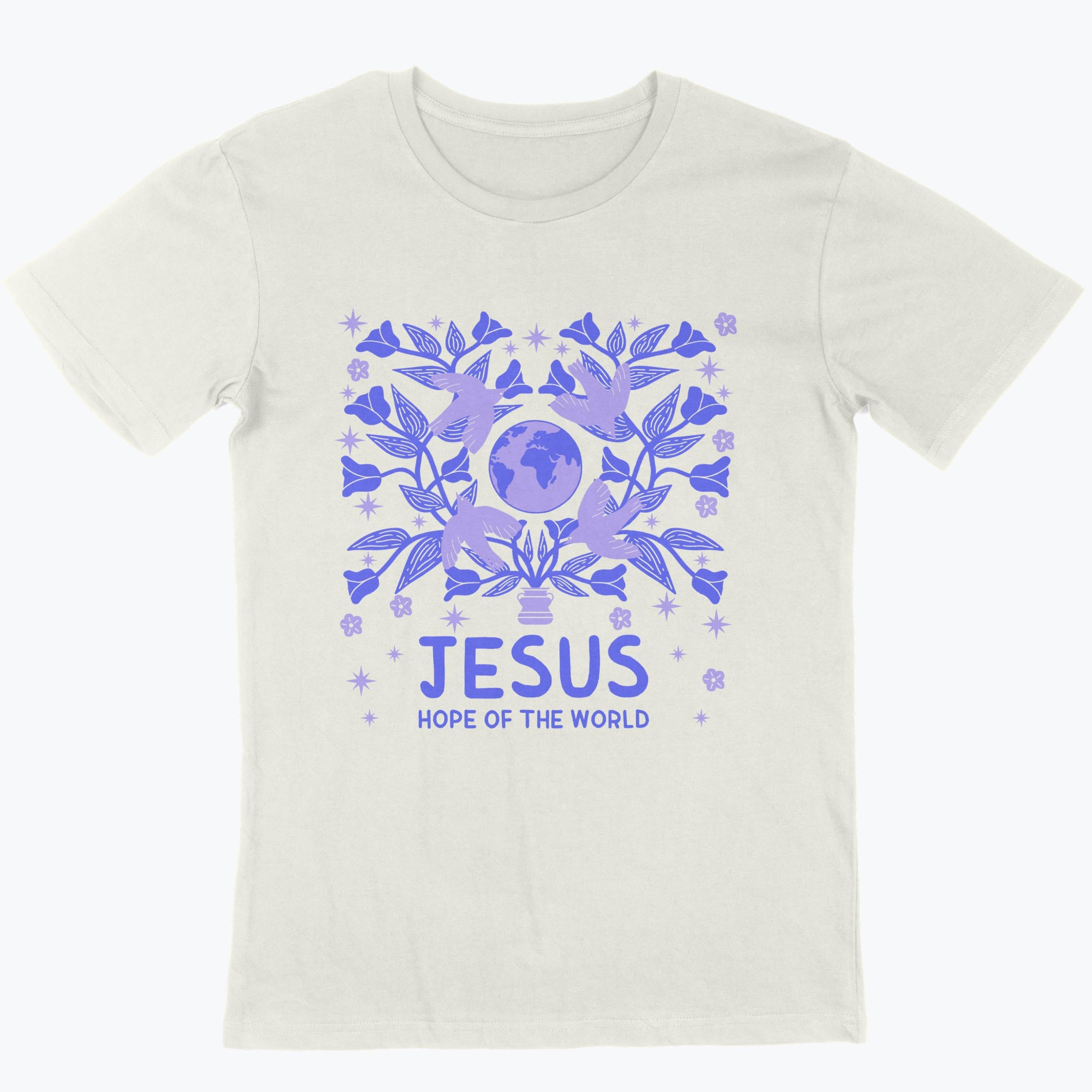 Jesus hope of the world t-shirt