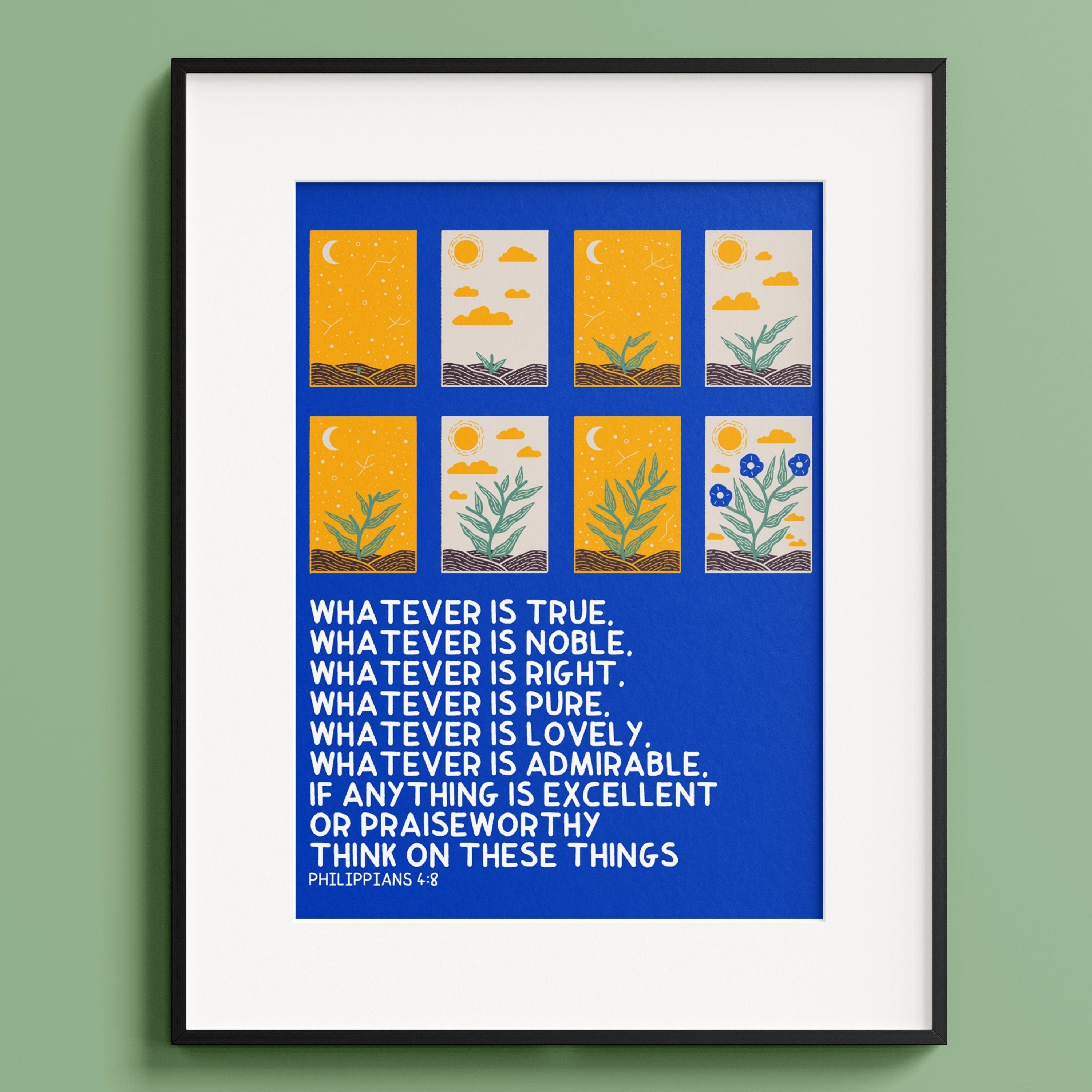 Philippians 4:8 Print