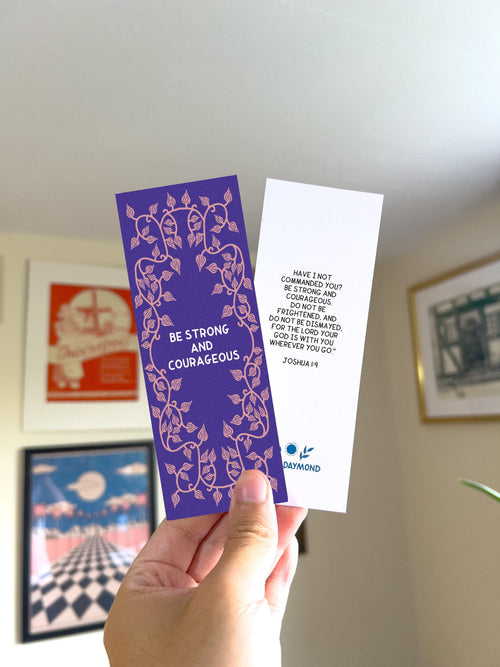 Be Strong and Courageous Bookmark