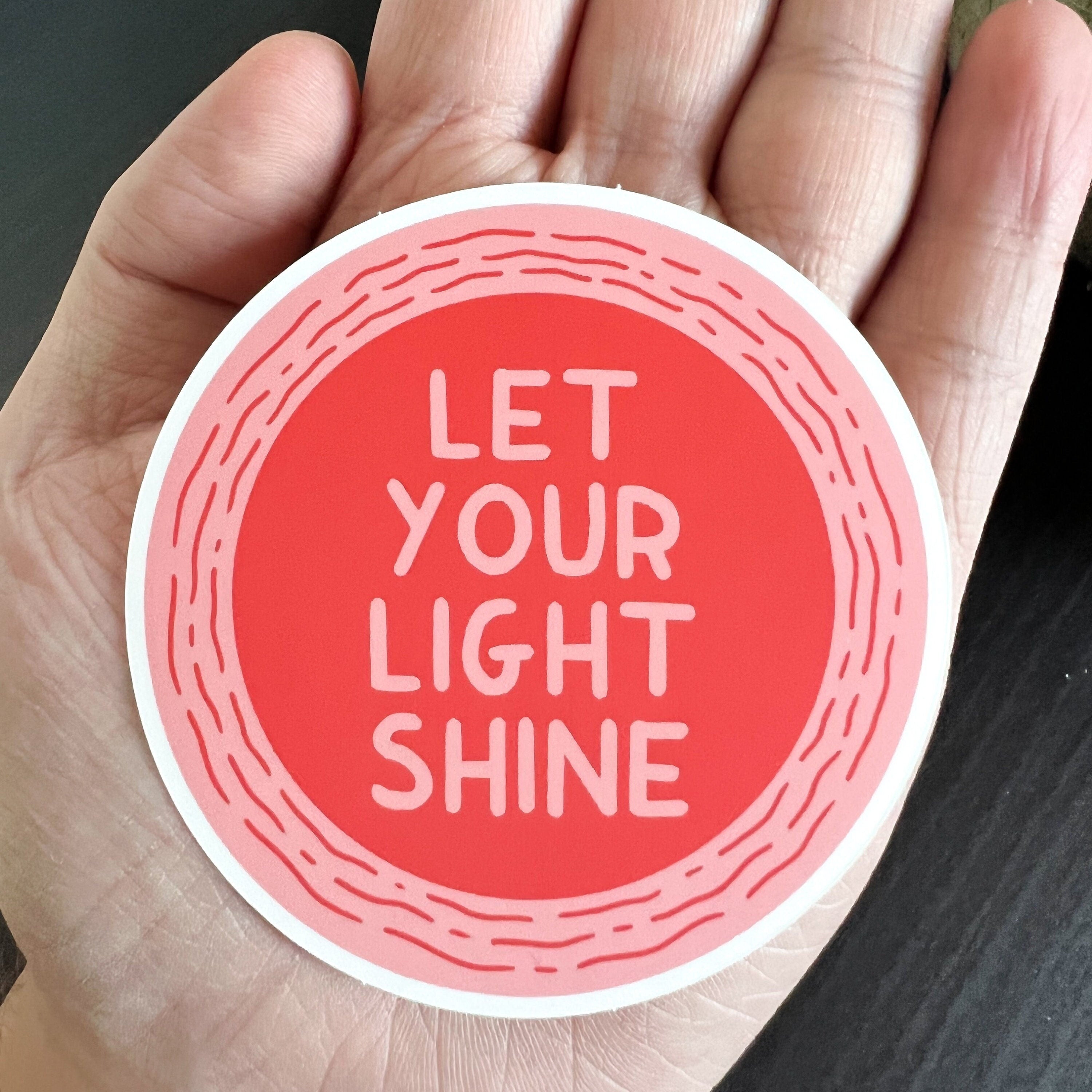Let Your Light Shine Christian Bible Verse Sticker