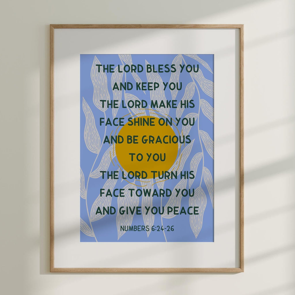 Numbers 6:24-26 Print