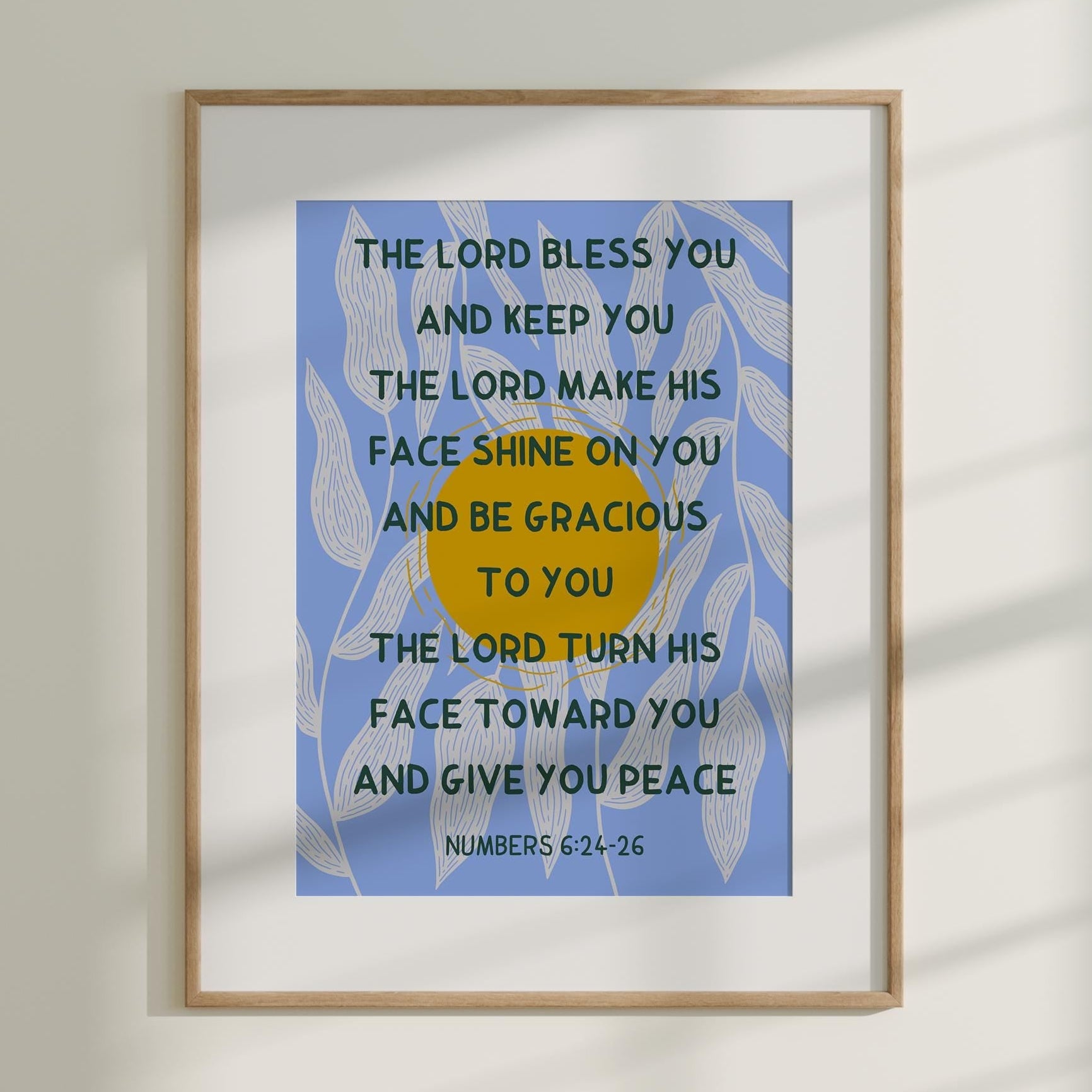 Numbers 6:24-26 Print