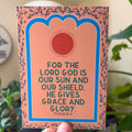 Psalm 84:11 Postcard