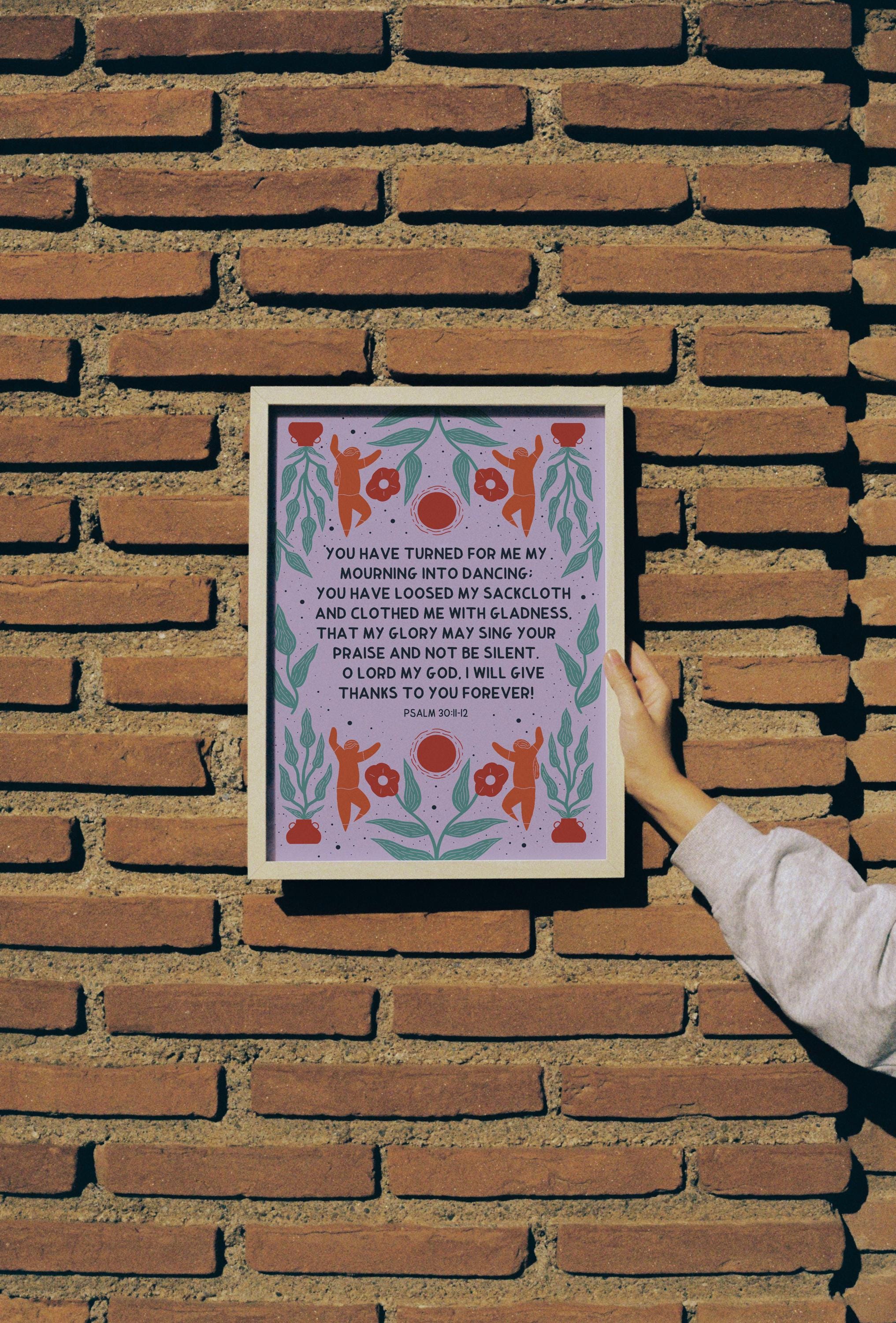 Psalm 30:11-12 Print