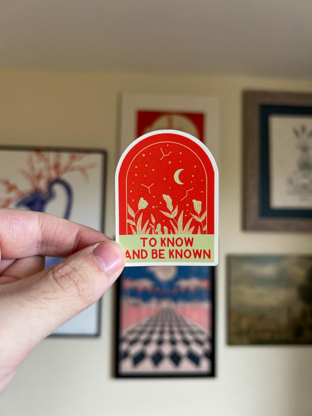 To Know and Be Known Sticker