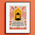 Psalm 119:105 Print
