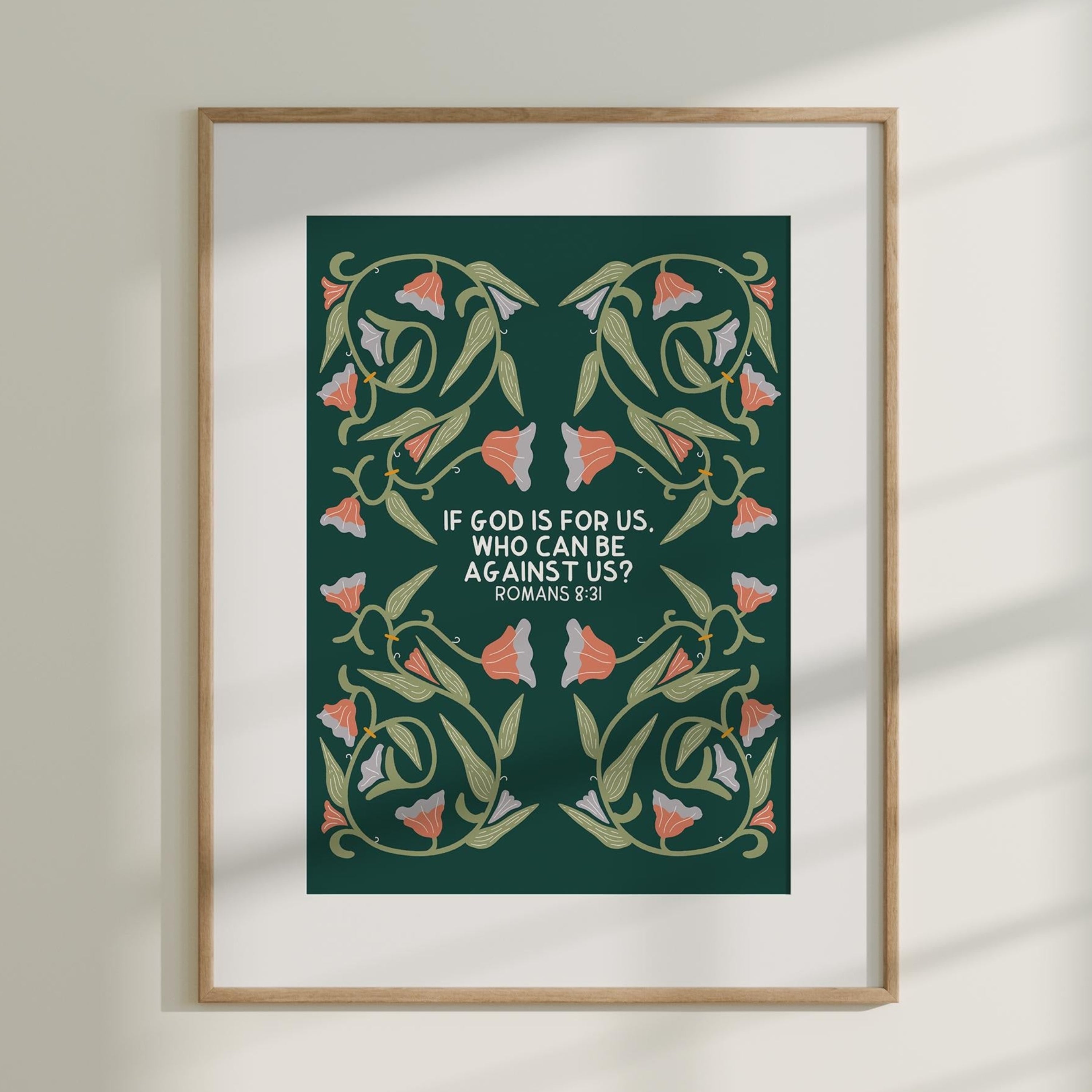 If God is for us, who can be against us? Print