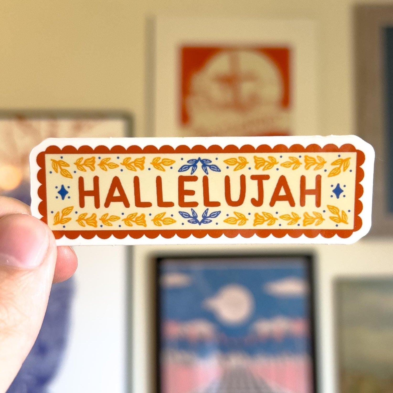 Hallelujah Sticker