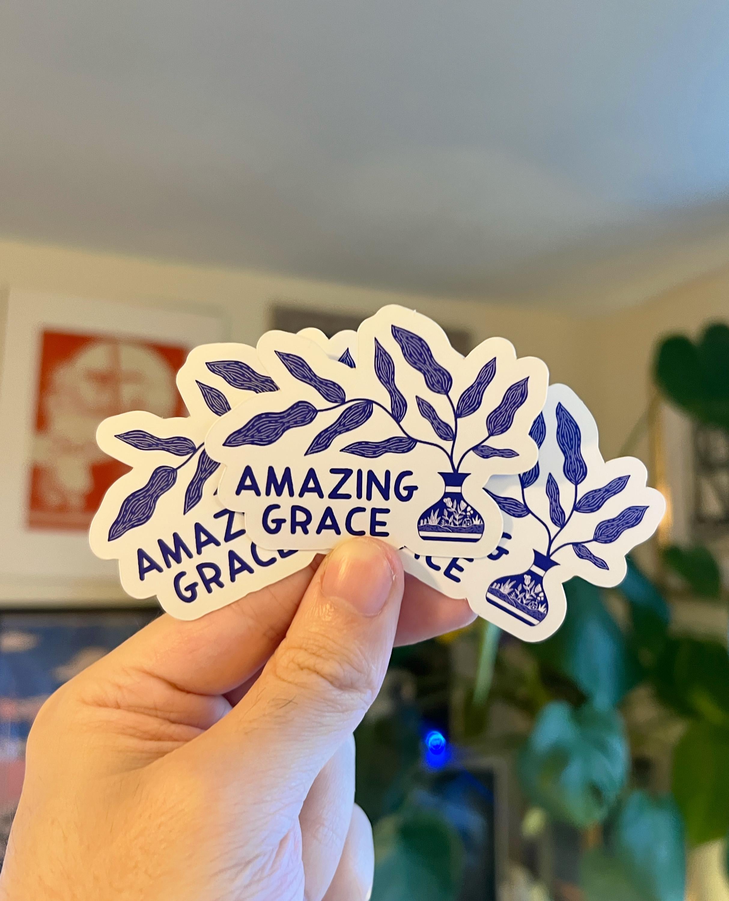 Amazing Grace Sticker