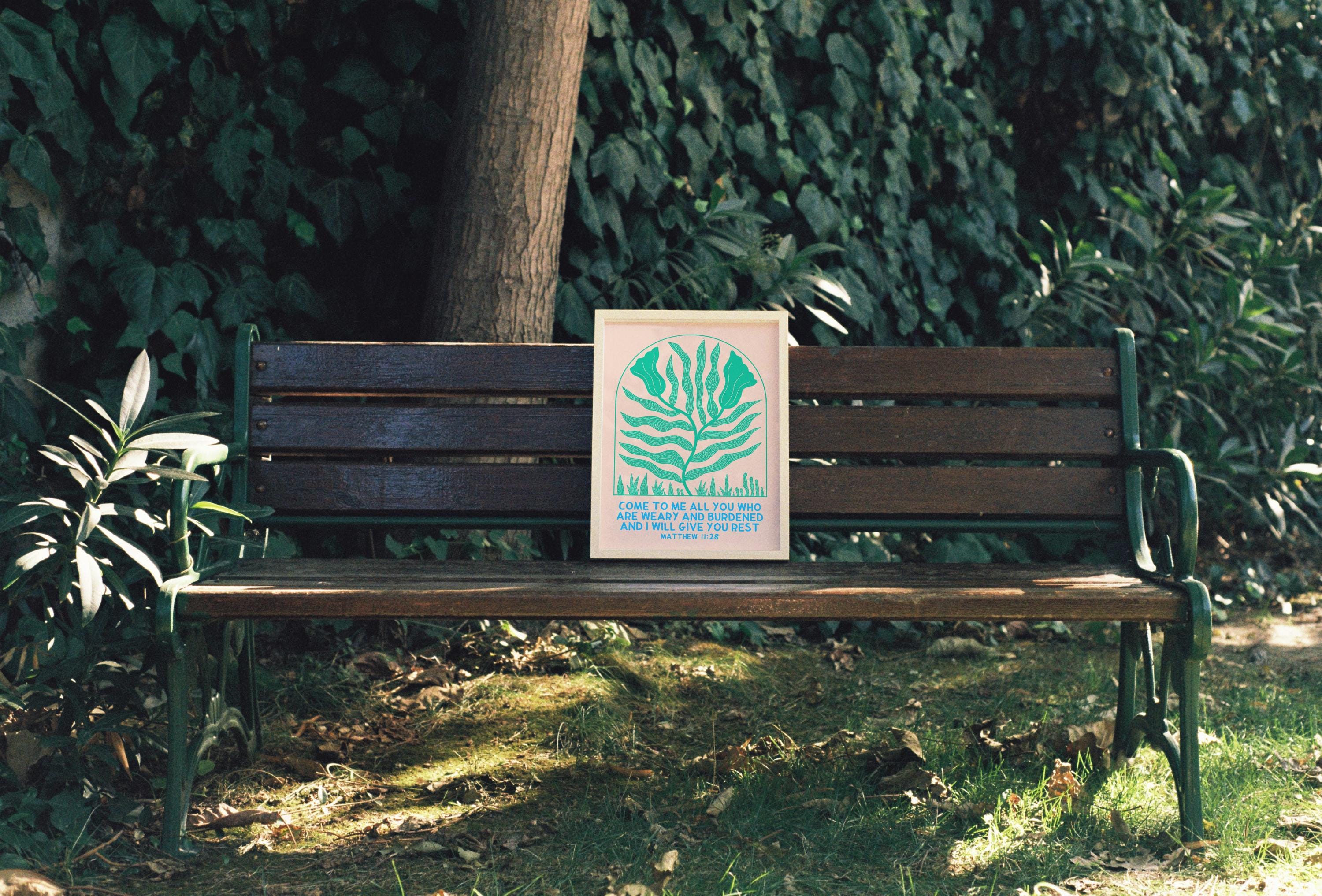 Come to me, all you who are weary and burdened, and I will give you rest Print