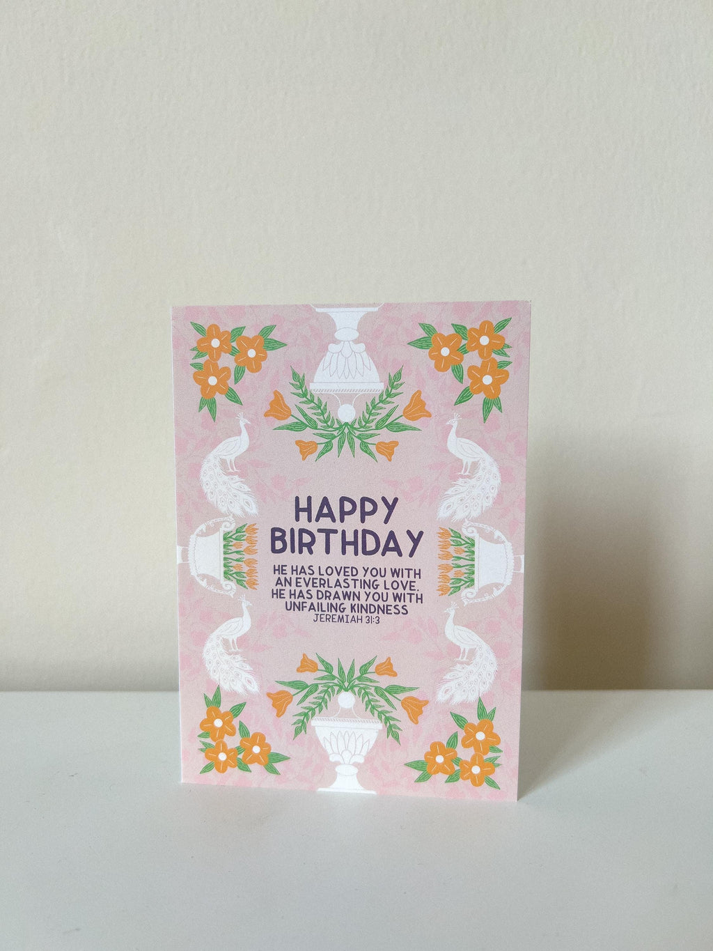 Jeremiah 31:3 Birthday Card